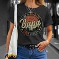 Bapa Like A Grandpa Only Cooler Vintage Retro Fathers Day Unisex T-Shirt Gifts for Her