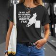 Barrel Racing Grandpa Cowgirl Design Horse Riding Racer Gift For Mens Unisex T-Shirt Gifts for Her