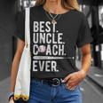 Baseball Best Uncle Coach Ever Proud Dad Daddy Fathers Day Unisex T-Shirt Gifts for Her