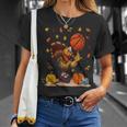 Basketball Player Turkey Day Thanksgiving Sport T-Shirt Gifts for Her