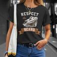 Bearded Dragon Respect The Beard Lizard And Reptile T-Shirt Gifts for Her