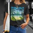 Bimini Bahamas Beach Summer Matching Family Palms Tree Bahamas Funny Gifts Unisex T-Shirt Gifts for Her