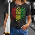 Black History Heart Junenth Melanin African American Unisex T-Shirt Gifts for Her