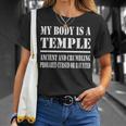 My Body Is A Temple Ancient And Crumbling Probably Cursed T-Shirt Gifts for Her