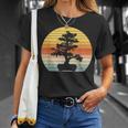 Bonsai Tree Vintage Japanese Bonsai Tree Sun T-Shirt Gifts for Her