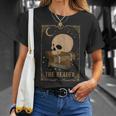 Book Reader Tarot Card Pagan Goblincore Goth Occult Book Tarot Funny Gifts Unisex T-Shirt Gifts for Her