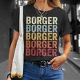 Borger Texas Borger Tx Retro Vintage Text T-Shirt Gifts for Her