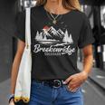 Breckenridge Colorado Vintage Mountain Landscape Unisex T-Shirt Gifts for Her