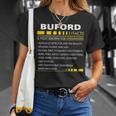 Buford Name Gift Buford Facts V3 Unisex T-Shirt Gifts for Her