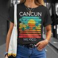Cancun Mexico Retro Mexican Resort Vacation Summer Trip 2023 Unisex T-Shirt Gifts for Her