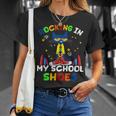 Cat Rocking I N My School Shoes Back To School Cat Lover T-Shirt Gifts for Her