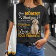 Cavachon Dear Mommy Thank You For Being My Mommy Unisex T-Shirt Gifts for Her