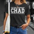 Chad Personal Name First Name Funny Chad Unisex T-Shirt Gifts for Her