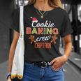 Cookie Baking Crew Captain Holiday Bake Cooks Cooking T-Shirt Gifts for Her Cookie Baking Crew Captain Holiday Bake Cooks Cooking T-Shirt Gifts for Her
