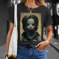 Creepy Halloween Goth Horror Doll Halloween T-Shirt Gifts for Her