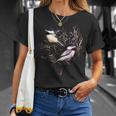 Cute Black Capped Chickadees In Branches T-Shirt Gifts for Her