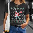 Dabbing Santa Golf Ugly Christmas Sweater T-Shirt Gifts for Her
