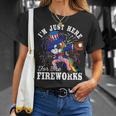 Dabbing Unicorn Uncle Sam Baseball 4Th Of July Usa Patriotic Unisex T-Shirt Gifts for Her