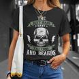 Dad Father Fathers Day Best Dads Have Tattoos And Beards Unisex T-Shirt Gifts for Her