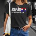 Dad Golf Men Fathers Day Golf Gifts Best Dad By Par Unisex T-Shirt Gifts for Her
