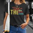 Dad The Man Myth Legend Vintage Fathers Day Daddy Unisex T-Shirt Gifts for Her