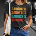 Dada Daddy Dad Bruh Funny Retro Vintage Fathers Day Unisex T-Shirt Gifts for Her