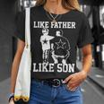Dallas Love Football Texas Like Father Like Son Cow Boy Gift Unisex T-Shirt Gifts for Her