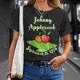 Distressed Johnny Appleseed John Chapman Celebrate Apples T-Shirt Gifts for Her