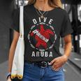 Dive Aruba Vintage Tribal Turtle T-Shirt Gifts for Her