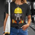 Dog German Shorthaired Construction Worker German Shorthaired Pointer Laborer Dog Unisex T-Shirt Gifts for Her
