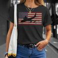 E-6 Mercury Plane Vintage American Flag T-Shirt Gifts for Her