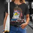 Eagle Mullet 4Th Of July Usa American Flag Merica Unisex T-Shirt Gifts for Her