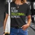 Eat Sleep Volleyball Repeat Cool Player T-Shirt Gifts for Her