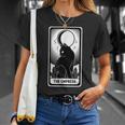 The Empress Black Cat Card Halloween Costume Horror Halloween Costume T-Shirt Gifts for Her The Empress Black Cat Card Halloween Costume Horror Halloween Costume T-Shirt Gifts for Her