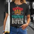 Fathers Day Two Titles Dad And Paw Paw Father Grandpa Unisex T-Shirt Gifts for Her