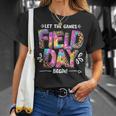 Field Day Let The Games Begin Leopard Tie Dye Field Day Unisex T-Shirt Gifts for Her