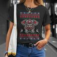 Firefighter Ugly Christmas Sweater Fireman Xmas T-Shirt Gifts for Her