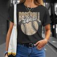 For Uncle Of Baseball Players Baseball Uncle Unisex T-Shirt Gifts for Her