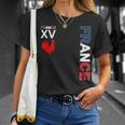 France Rugby Man Woman Child Rugby Player Xv T-Shirt Gifts for Her