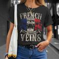French Blood Runs Through My Veins T-Shirt Gifts for Her