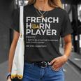 French Horn Player Definition Funny French Horn Unisex T-Shirt Gifts for Her