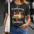 Friendsgiving With My Gnomies Thanksgiving Three Gnomes T-Shirt Gifts for Her
