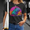 Funny Capybara Vintage Rodent Retro Vaporwave Aesthetic Goth Unisex T-Shirt Gifts for Her