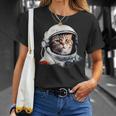 Cat Astronaut Costume Space Cats Owner T-Shirt Gifts for Her