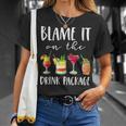 Funny Cruise Blame It On The Drink Package Unisex T-Shirt Gifts for Her