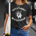 Dutch Rabbit Whisperer Bunny Apparel T-Shirt Gifts for Her