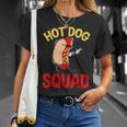 Hot Dog Squad Hot Dog T-Shirt Gifts for Her