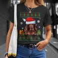 Irish Setter Dog Santa Hat Ugly Christmas Sweater T-Shirt Gifts for Her