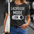 Funny Lacrosse ModeGifts Ideas For Fans & Players Lacrosse Funny Gifts Unisex T-Shirt Gifts for Her