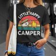 Funny Little Happy Camper Kid Boy Girl Toddler Smore Camping Camping Funny Gifts Unisex T-Shirt Gifts for Her